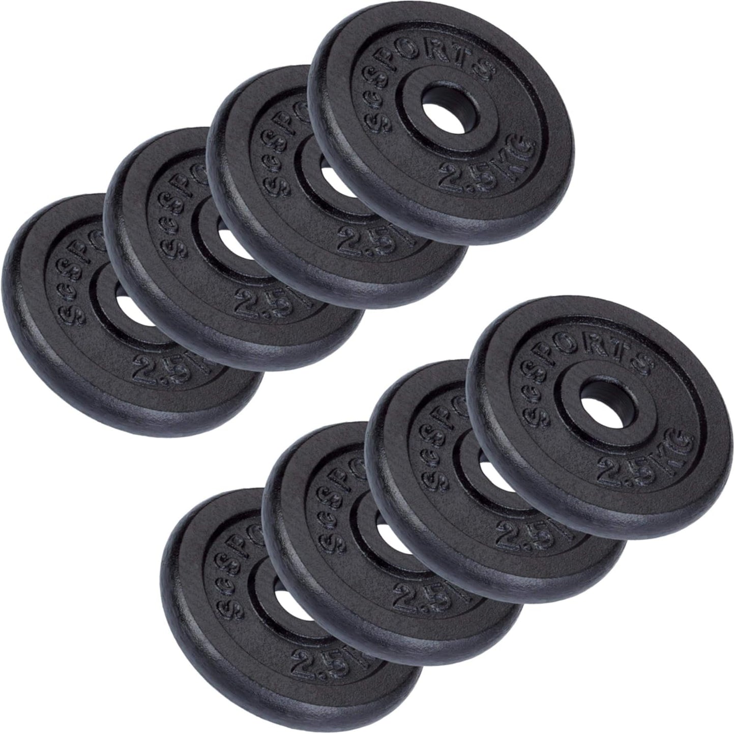 Disques de musculation en fonte 2 – 20 kg