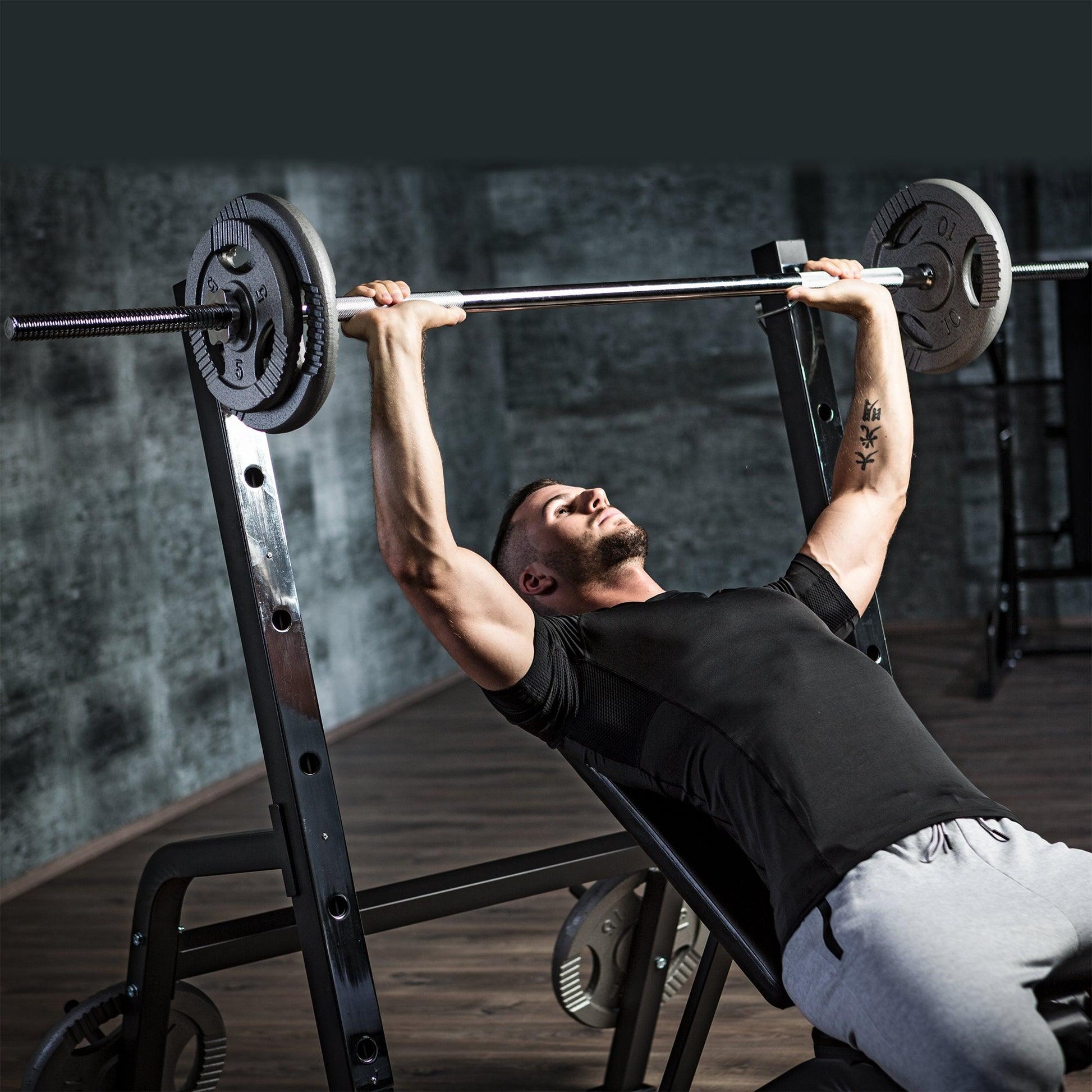 Barre longue Xtra Chromée de 170 cm - Gorilla Sports France