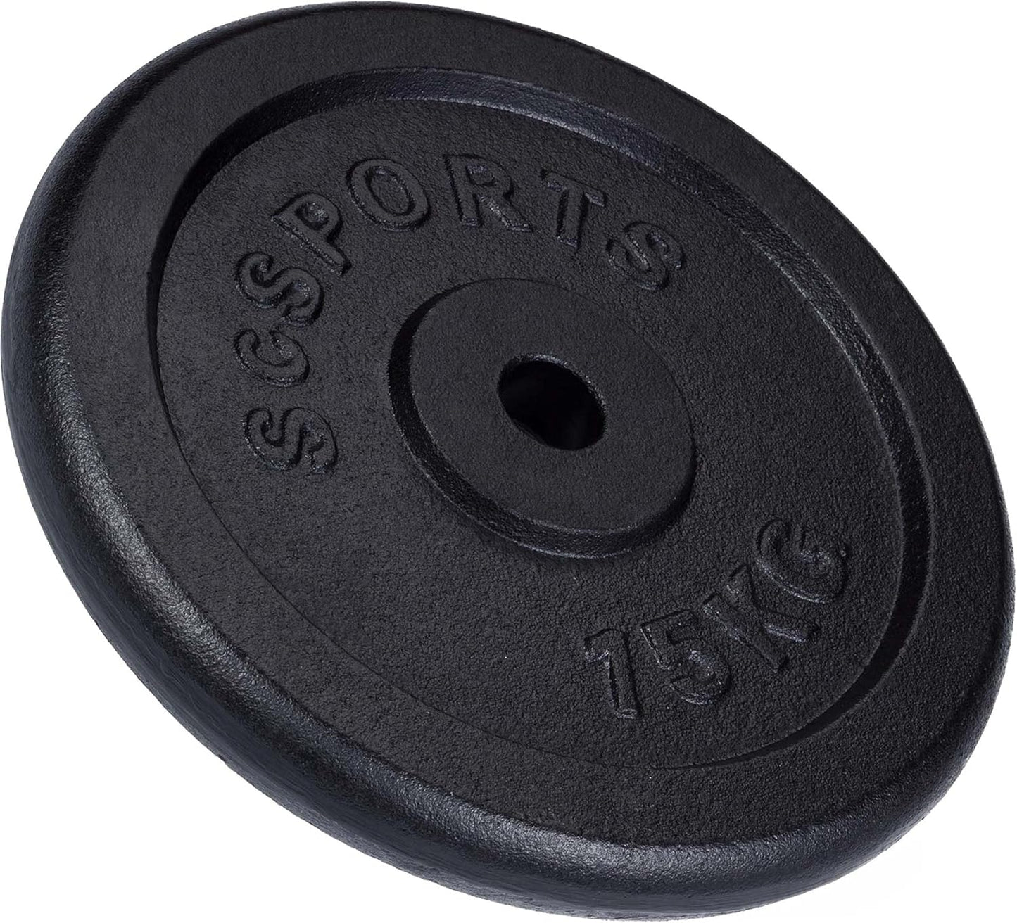 Disques de musculation 30/31 mm en fonte 15 – 60 kg