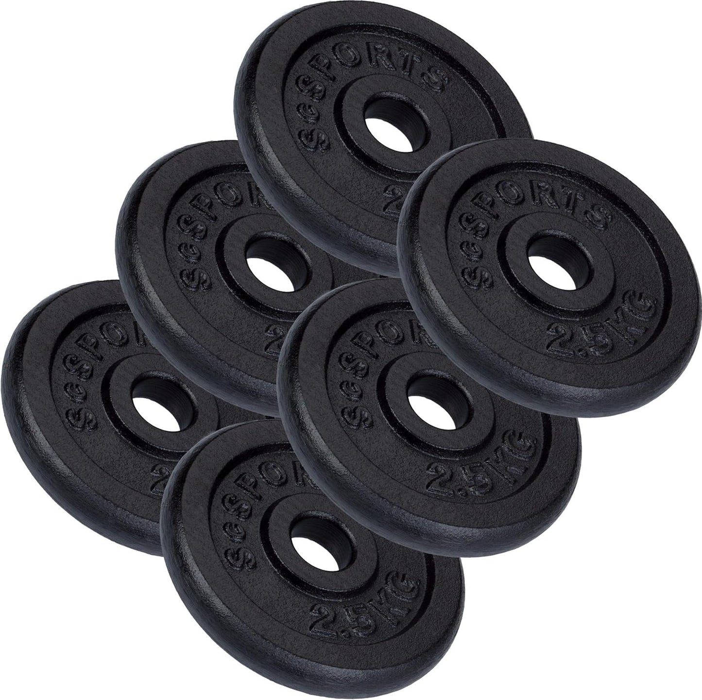Disques de musculation en fonte 2 – 20 kg