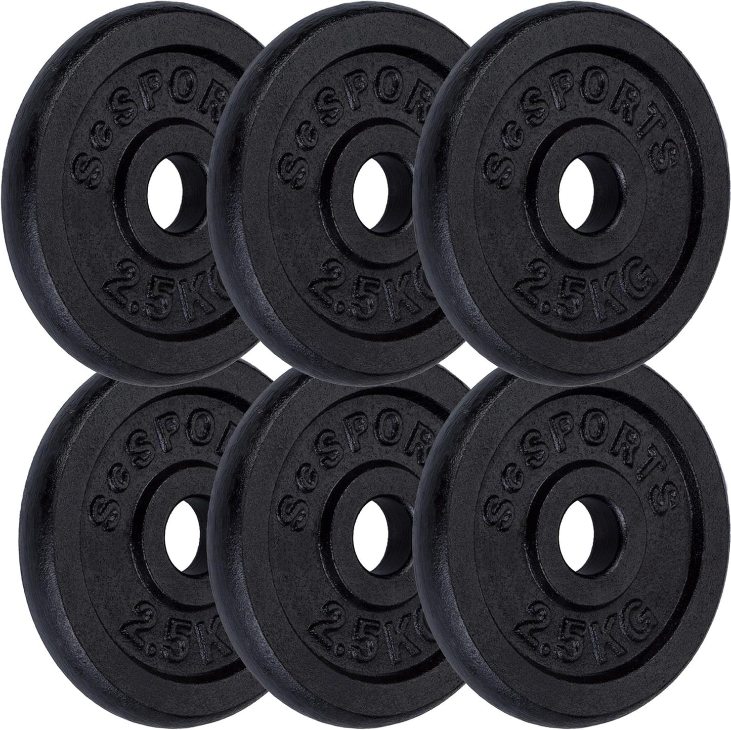 Disques de musculation en fonte 2 – 20 kg