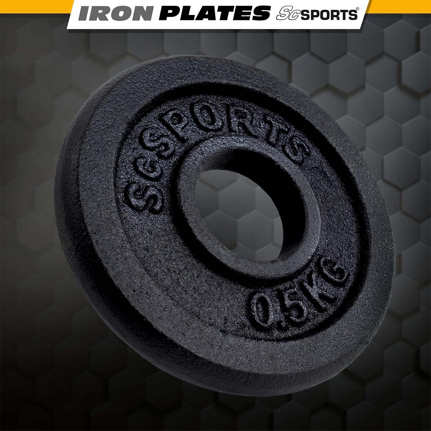Disques de musculation en fonte 2 – 20 kg