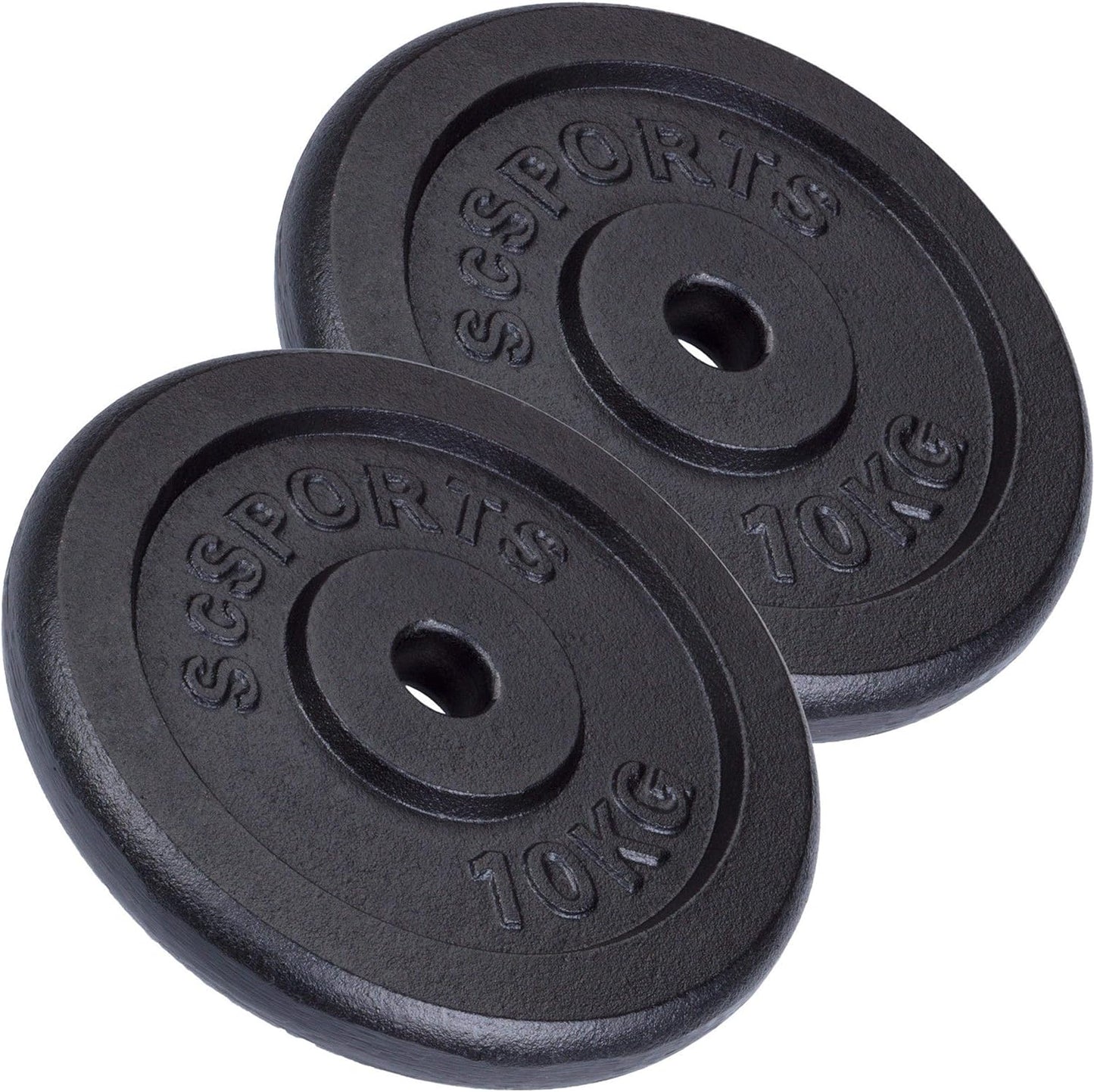 Disques de musculation 30/31 mm en fonte 15 – 60 kg
