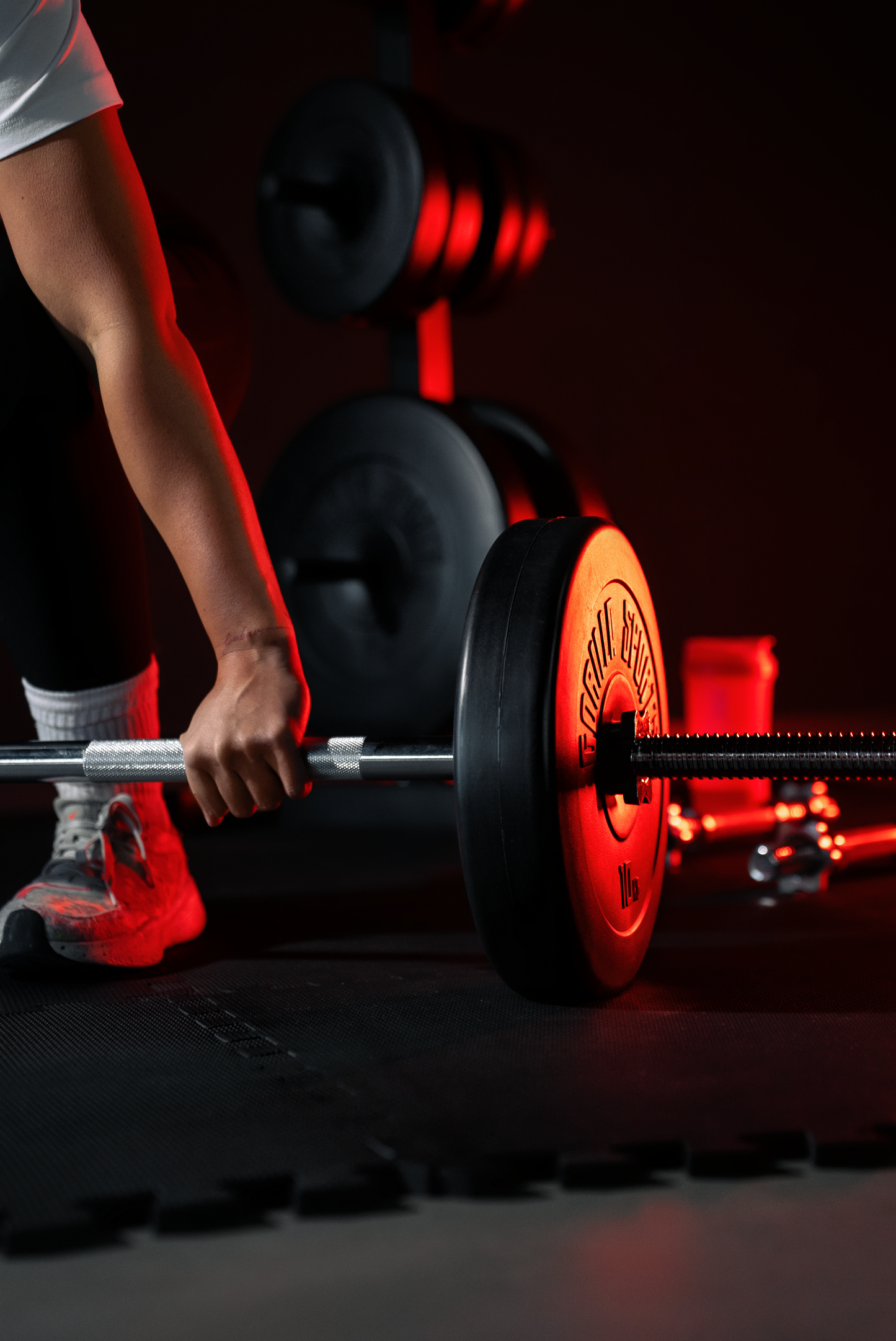 Barre d'haltères 170 cm avec stop-disques