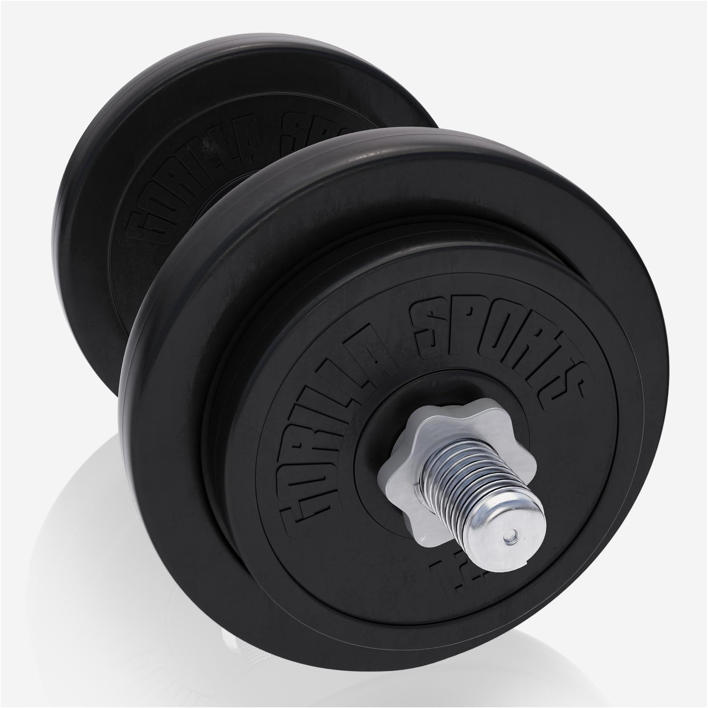 Set d'haltères courts en plastique de 20 kg - Gorilla Sports France