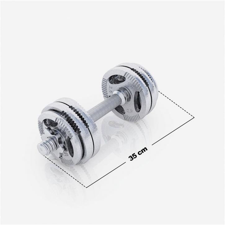 Set d'haltères courts en fonte grip 30 kg - Gorilla Sports France