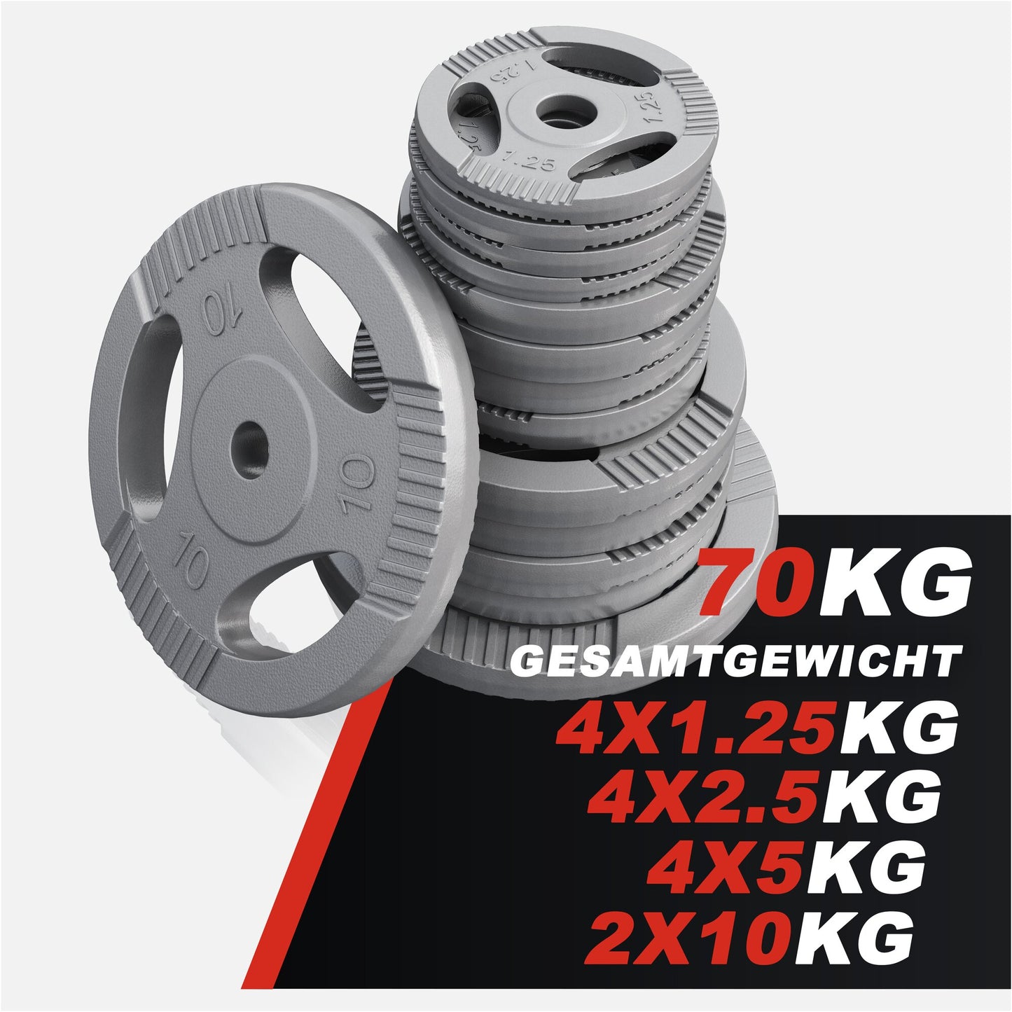 Kit de musculation 70 kg