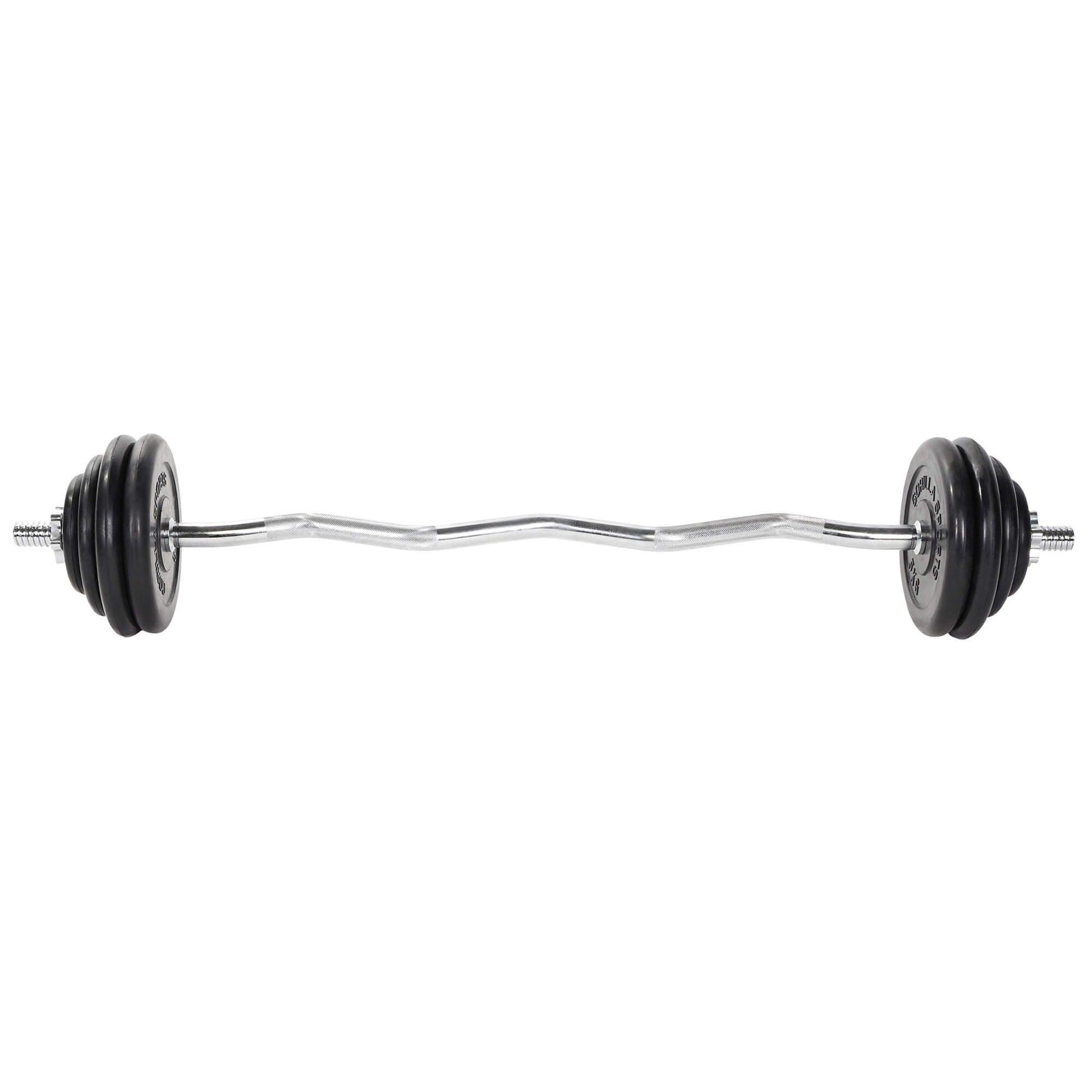 Set d’haltères curl SZ en fonte 35 kg - Gorilla Sports France