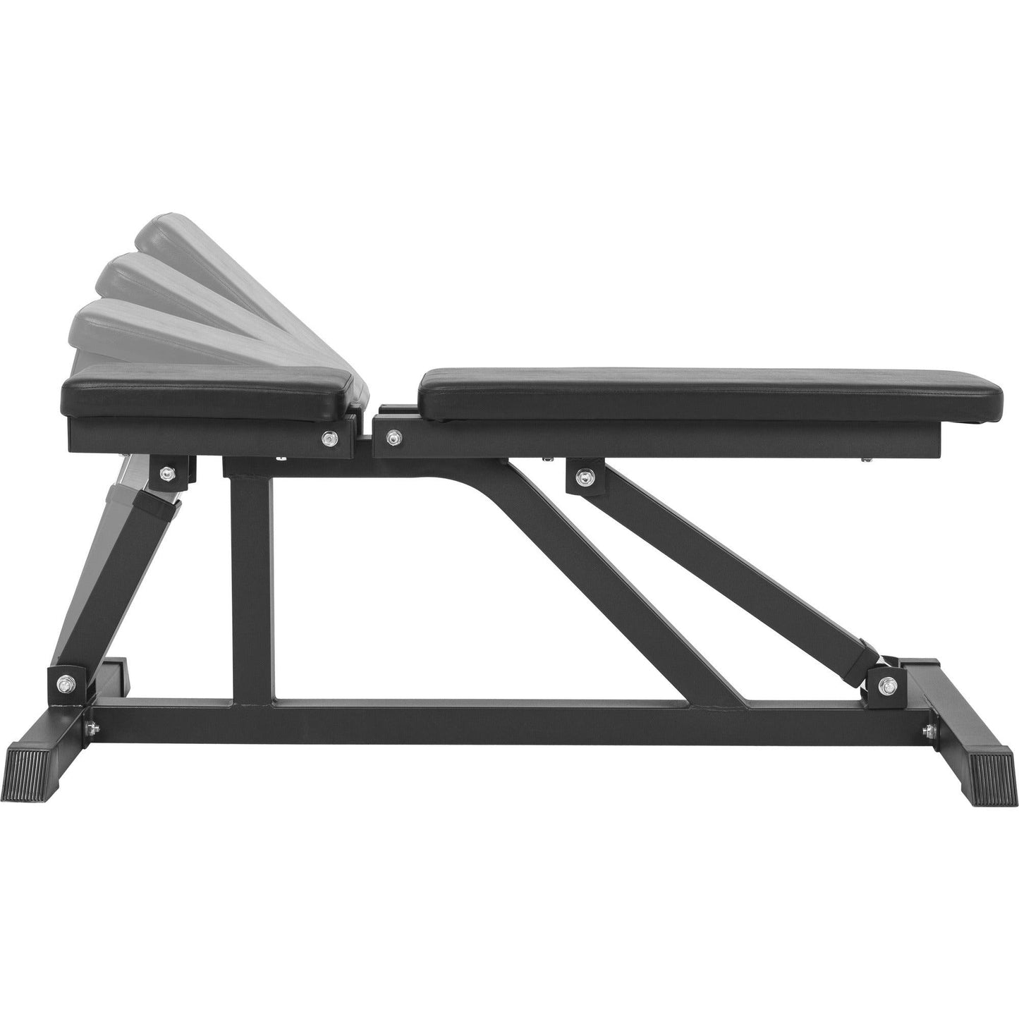 Banc de musculation avec support pour haltères longs et set d'haltères olympiques de 150 kg - Gorilla Sports France
