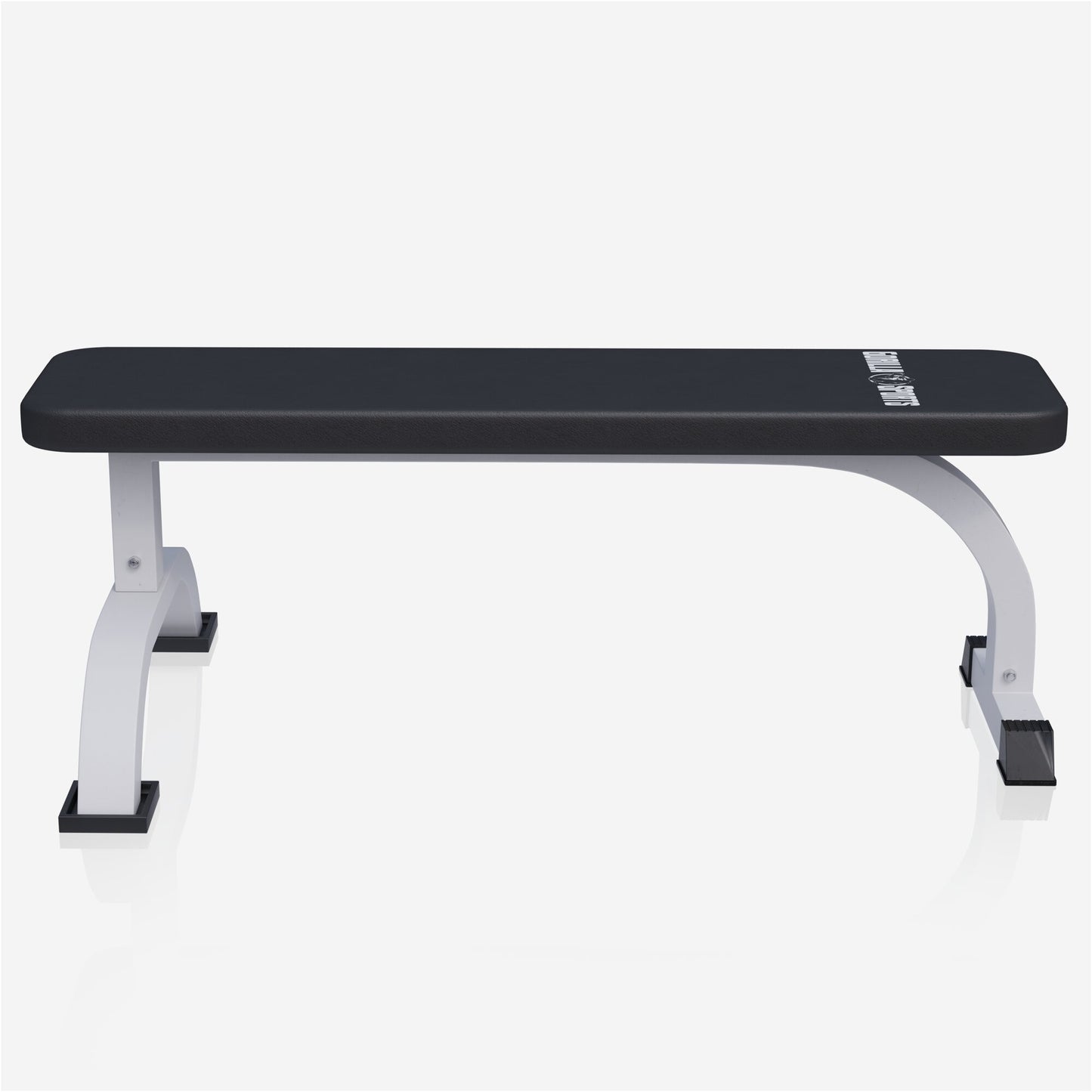 Banc de musculation plat Blanc/Noir