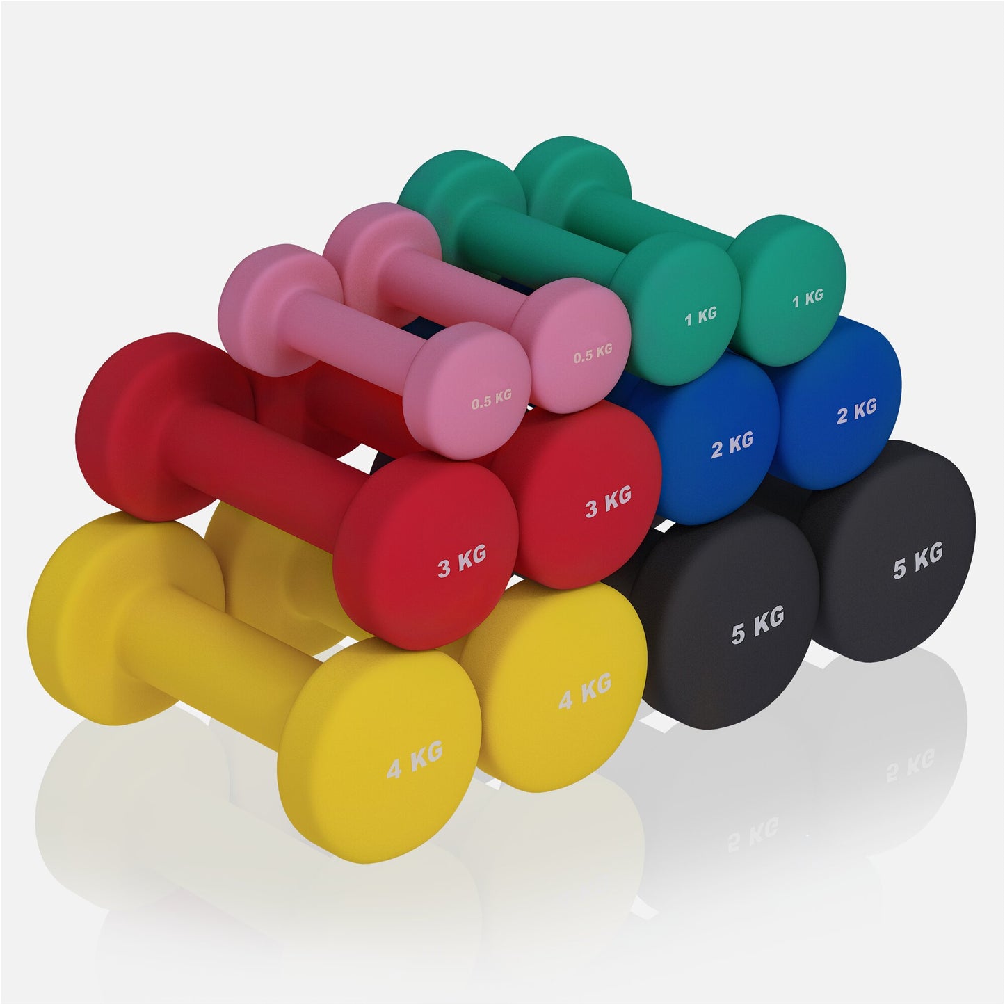Haltères en néoprène