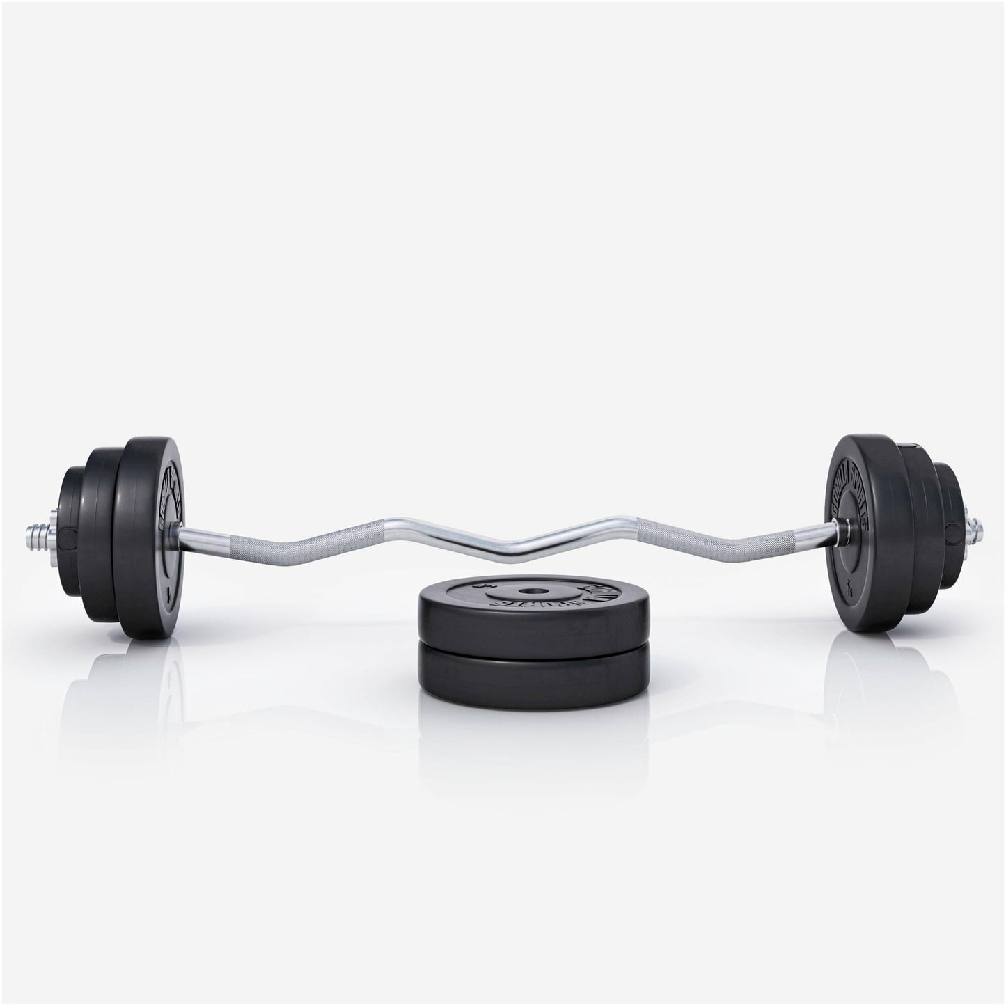 Set d’haltères curl SZ en plastique 35 kg - Gorilla Sports France
