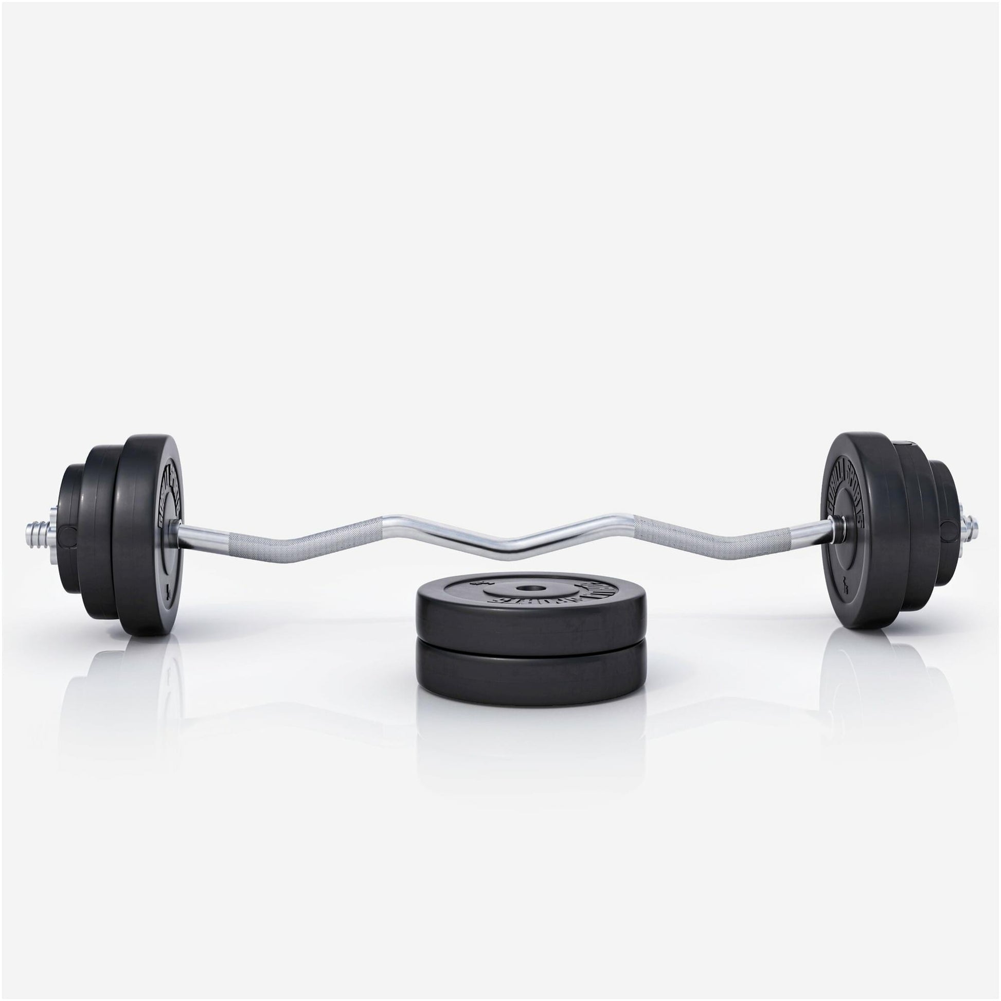 Set d’haltères curl SZ en plastique 35 kg - Gorilla Sports France
