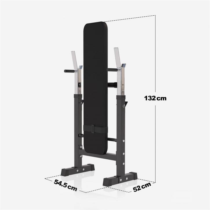 Banc de musculation avec support de barre - Gorilla Sports France