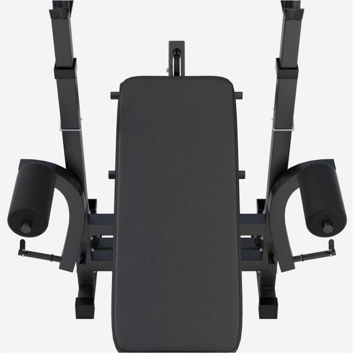 Banc de musculation universel avec set d'haltères en fonte de 108 kg - Gorilla Sports France