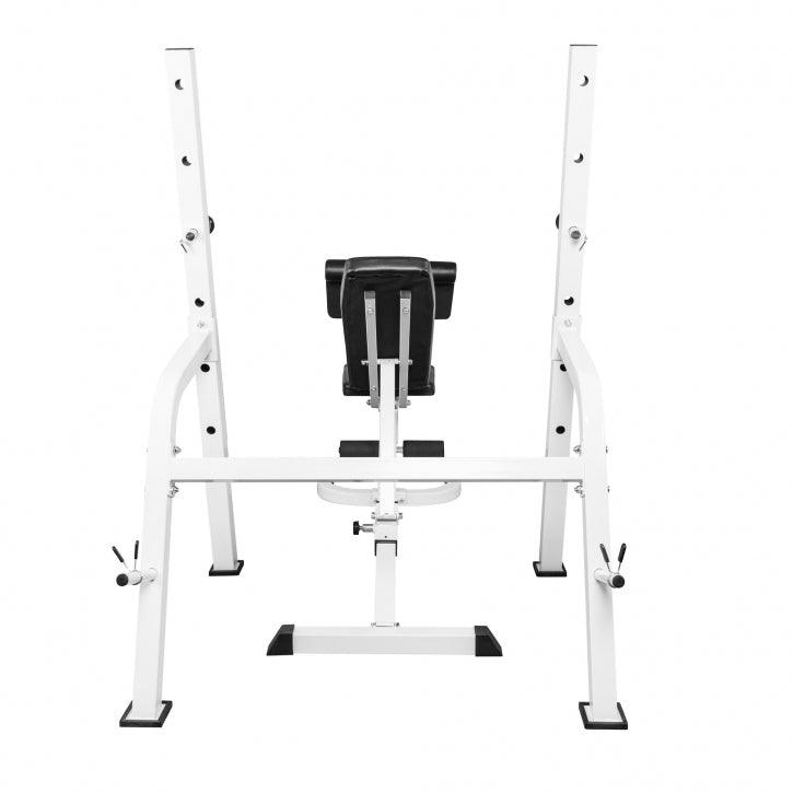 Banc de musculation avec repose-barre séparé - Gorilla Sports France