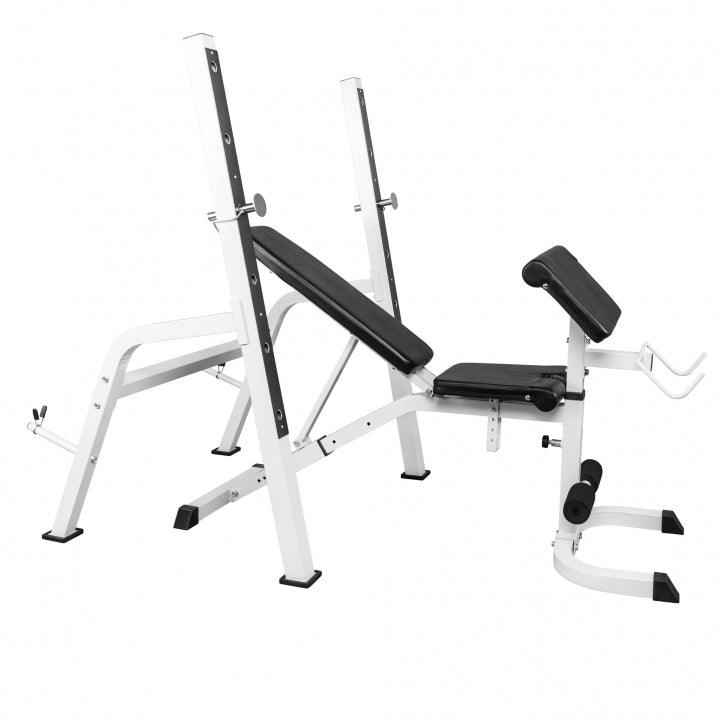 Banc de musculation avec repose-barre séparé - Gorilla Sports France