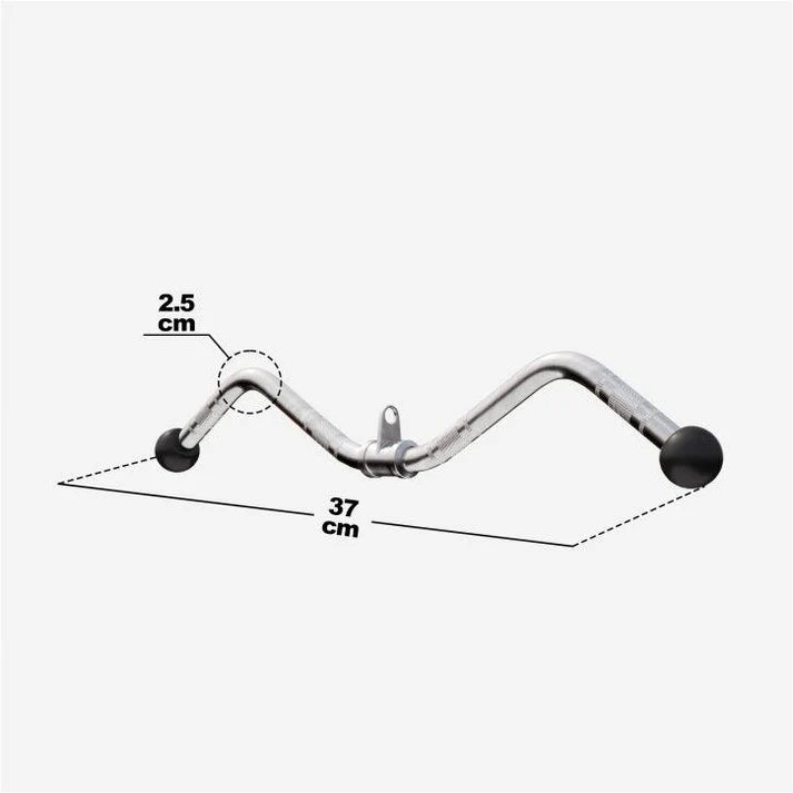 Barre de traction curl SZ avec articulation pivotante