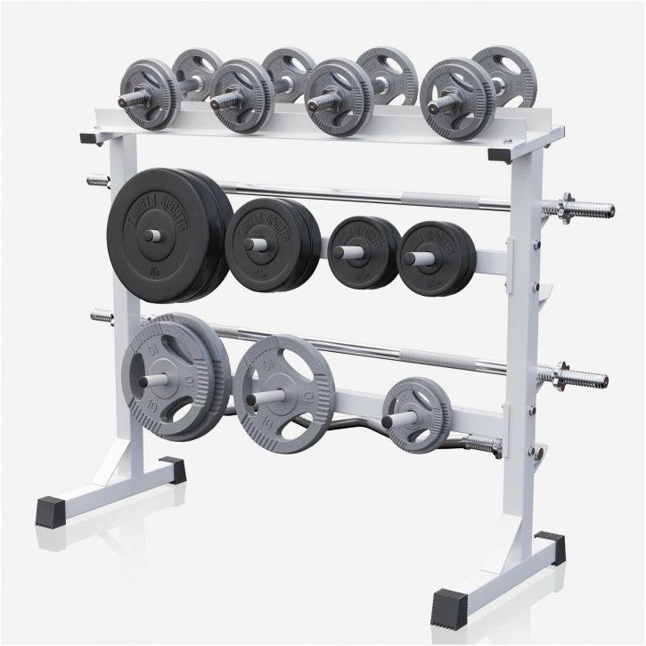 Rack de rangement pour disques et barres 30mm - Gorilla Sports France