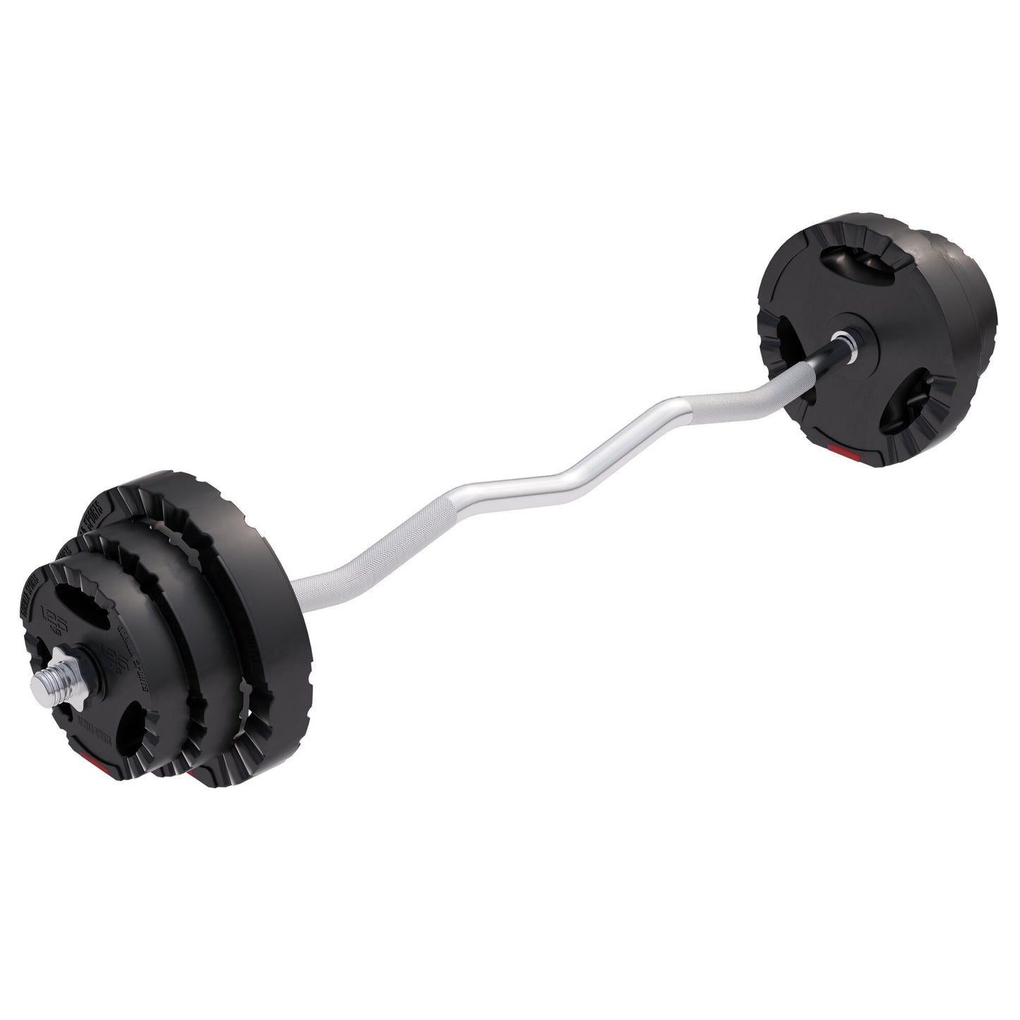 Set d'haltères curl SZ Gripper en plastique 25 kg