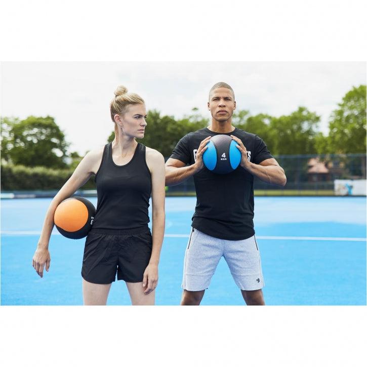 Médecine ball en caoutchouc - Gorilla Sports France