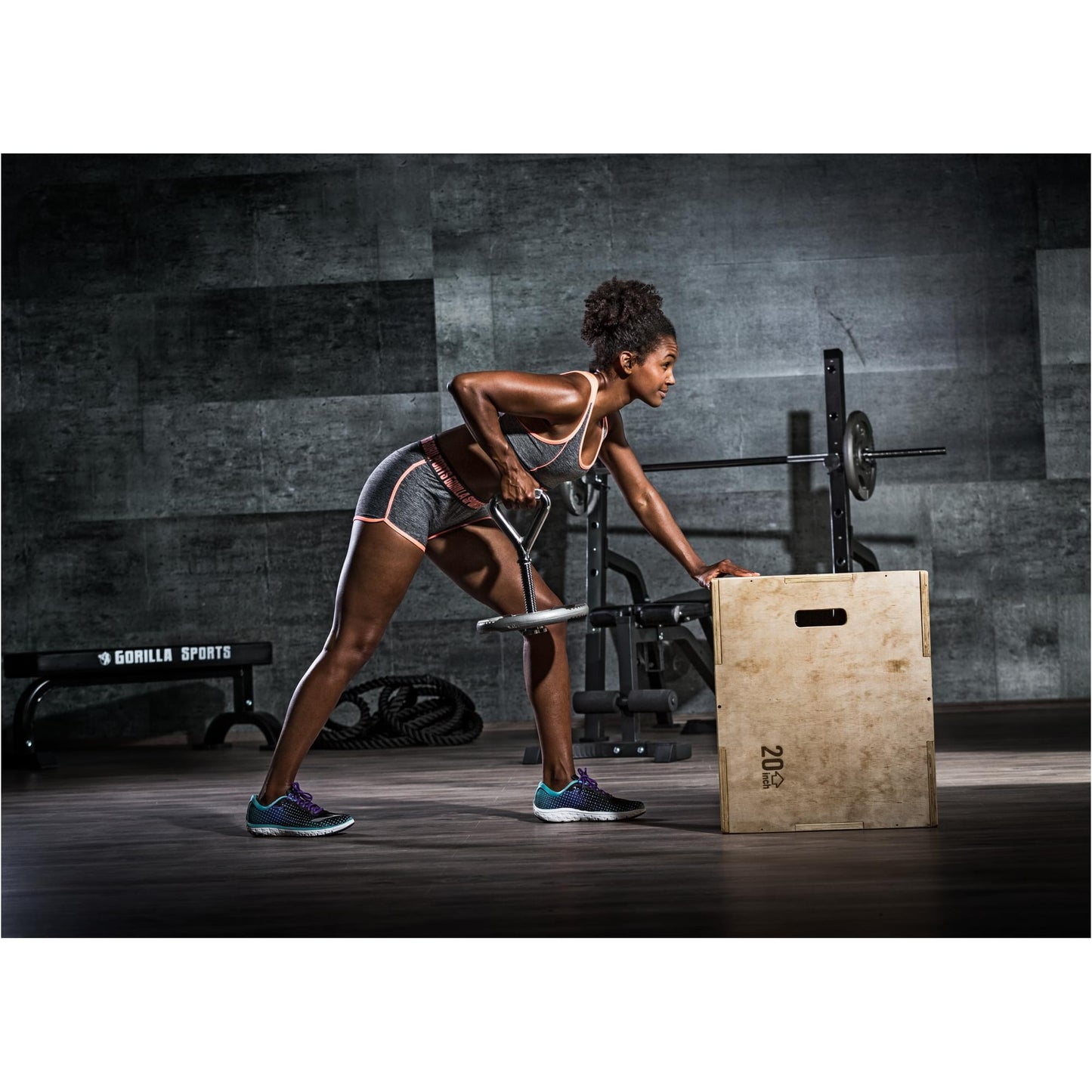 Kettlebell réglable en chrome 3,3 kg - Gorilla Sports France