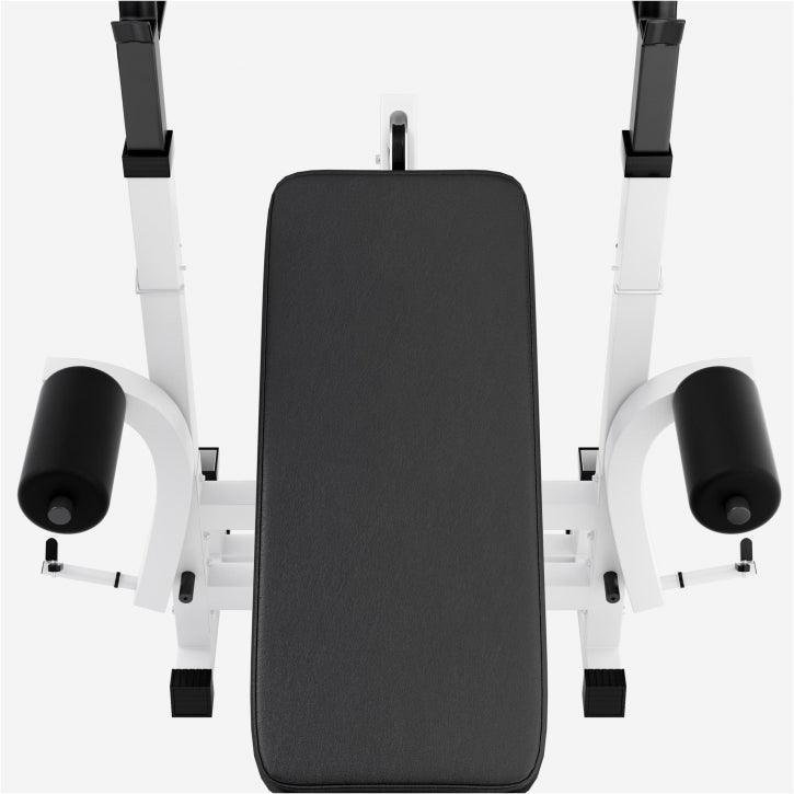 Banc de musculation universel avec set d'haltères 40 - 100 kg en plastique - Gorilla Sports France