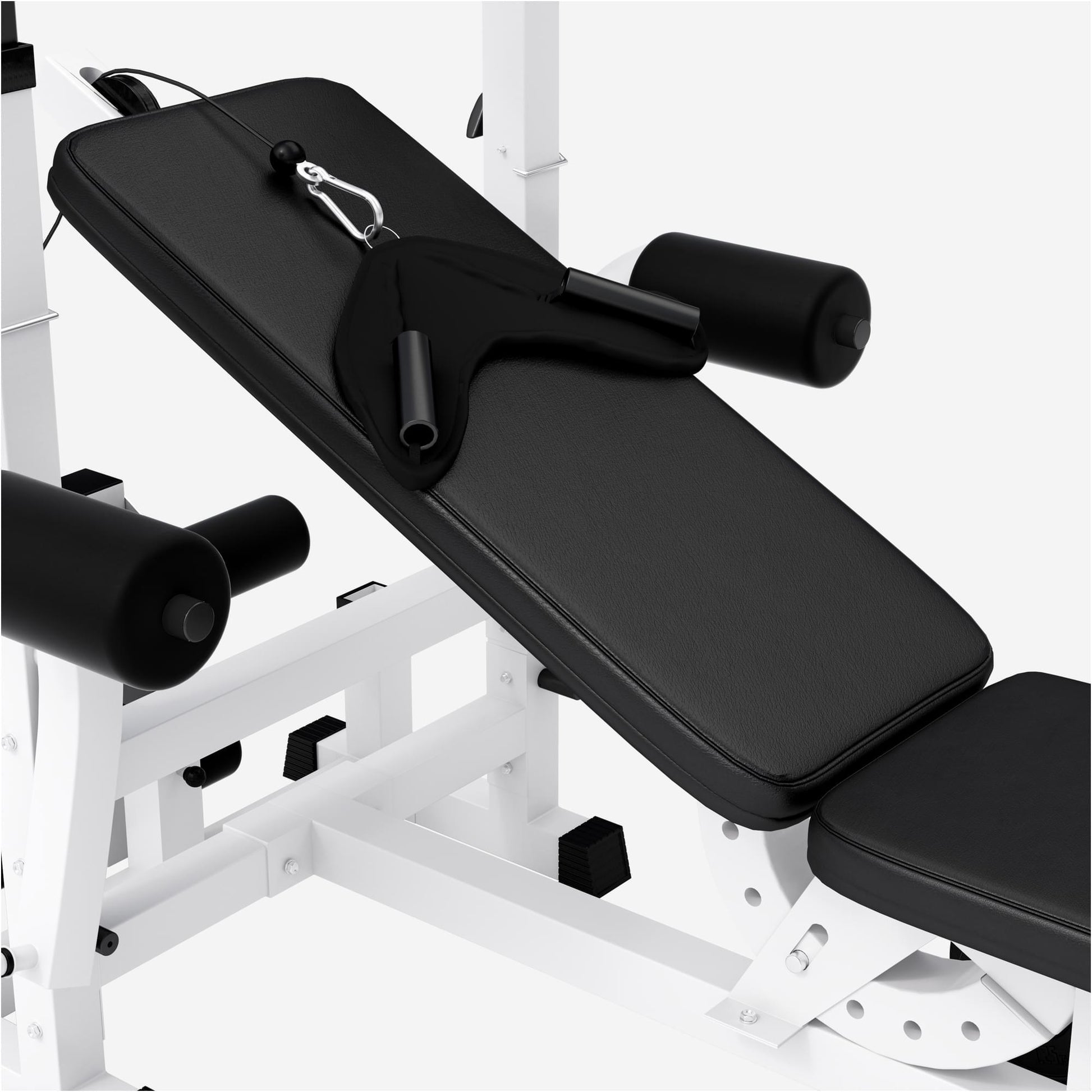 Stations de musculation universelle avec set d'haltères plastique 108 kg - Gorilla Sports France