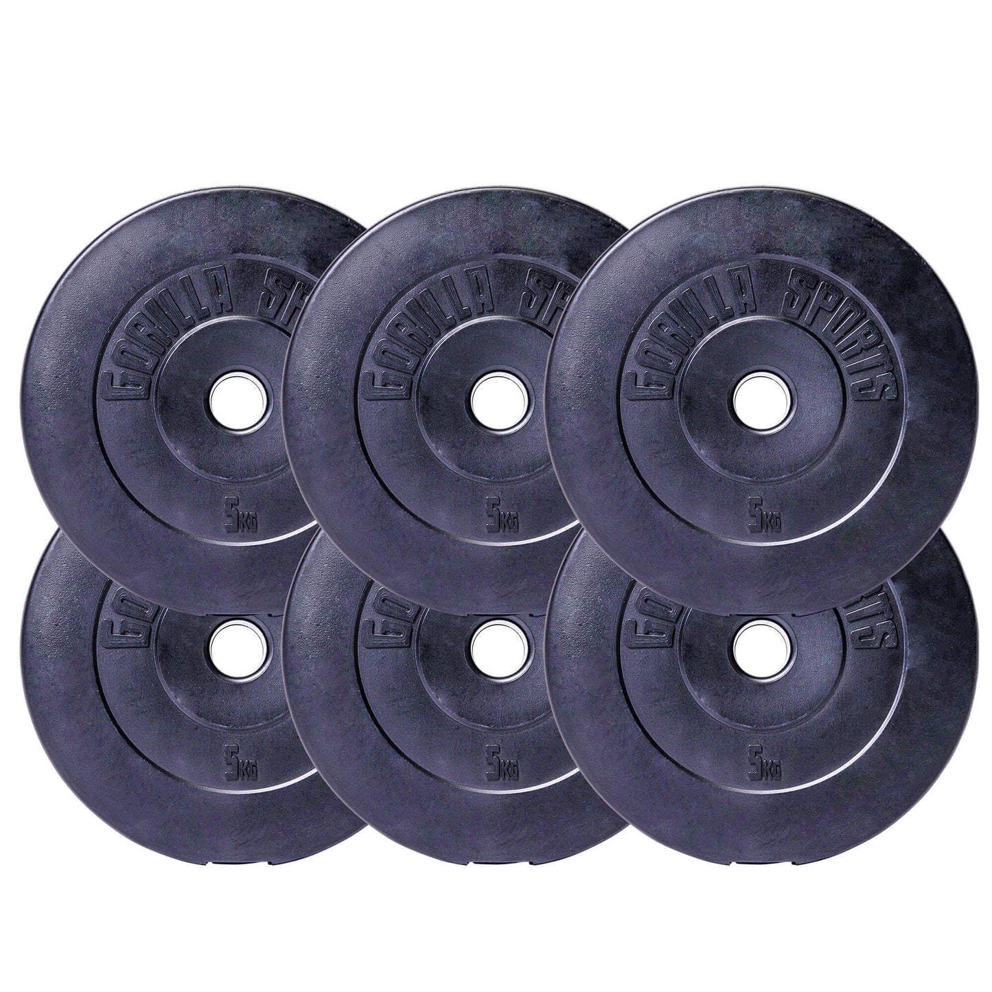 Set d'haltères en plastique 38 kg - Gorilla Sports France