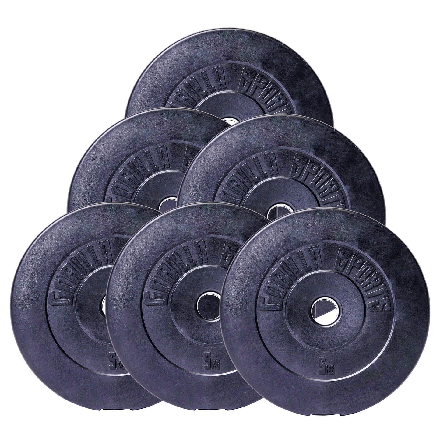 Set d'haltères en plastique 38 kg - Gorilla Sports France