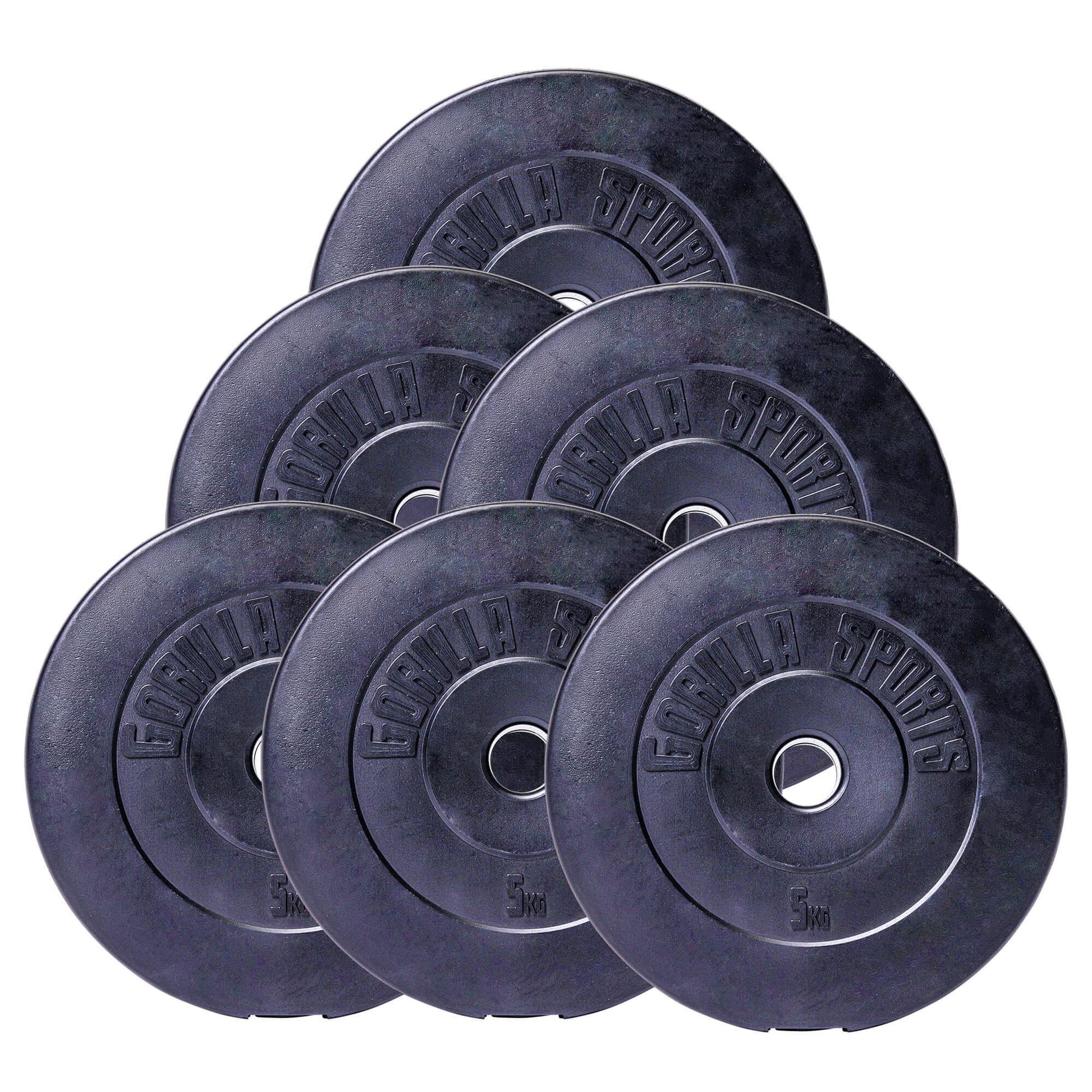 Set d'haltères en plastique 38 kg - Gorilla Sports France