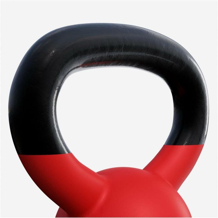 Kettlebell en fonte avec revêtement en vinyle - Gorilla Sports France