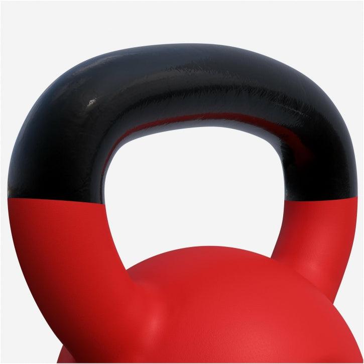 Kettlebell en fonte avec revêtement en vinyle - Gorilla Sports France