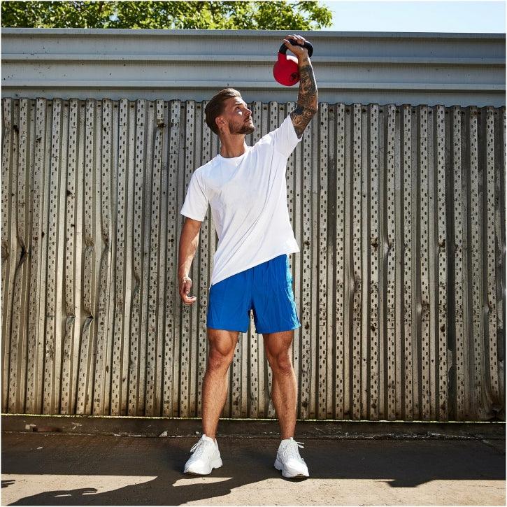 Kettlebell en fonte avec revêtement en vinyle - Gorilla Sports France
