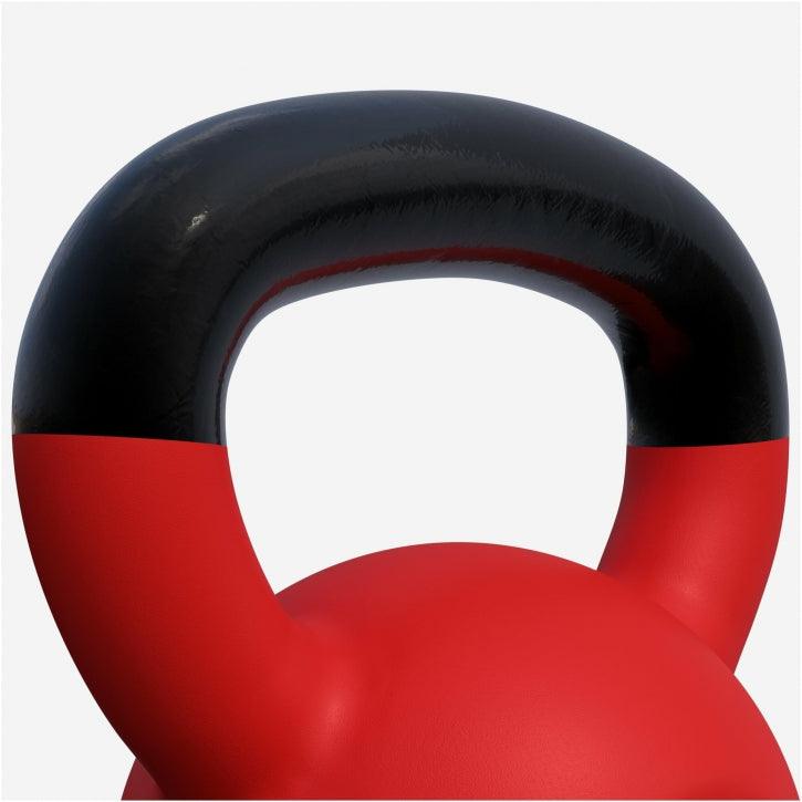 Kettlebell en fonte avec revêtement en vinyle - Gorilla Sports France