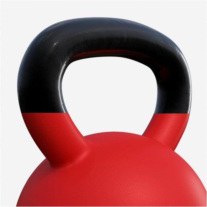Kettlebell en fonte avec revêtement en vinyle - Gorilla Sports France