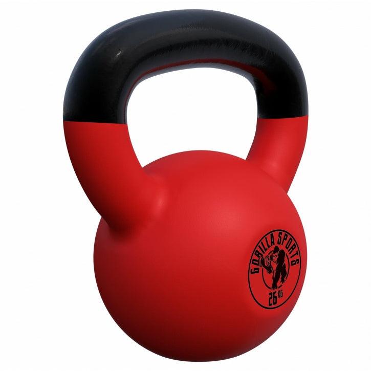 Kettlebell en fonte avec revêtement en vinyle - Gorilla Sports France