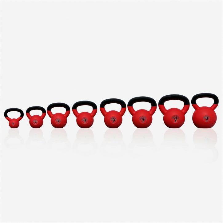 Kettlebell en fonte avec revêtement en vinyle - Gorilla Sports France