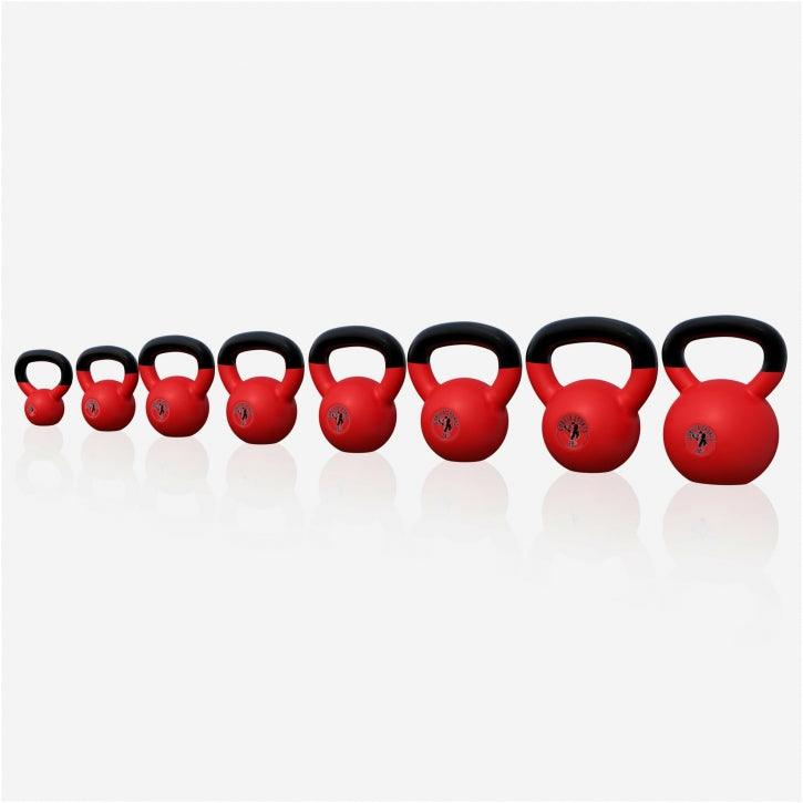 Kettlebell en fonte avec revêtement en vinyle - Gorilla Sports France