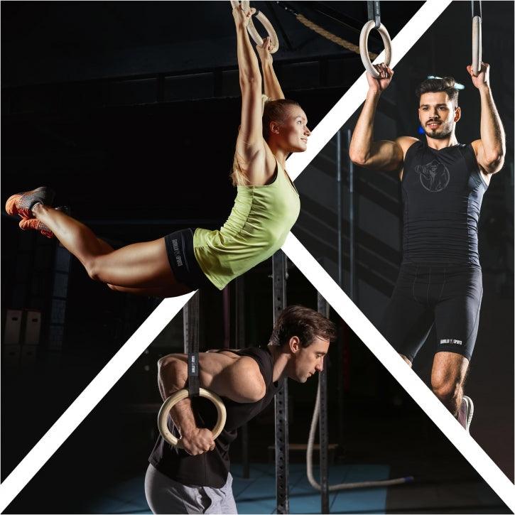 Set d'anneaux de gymnastique - Gorilla Sports France