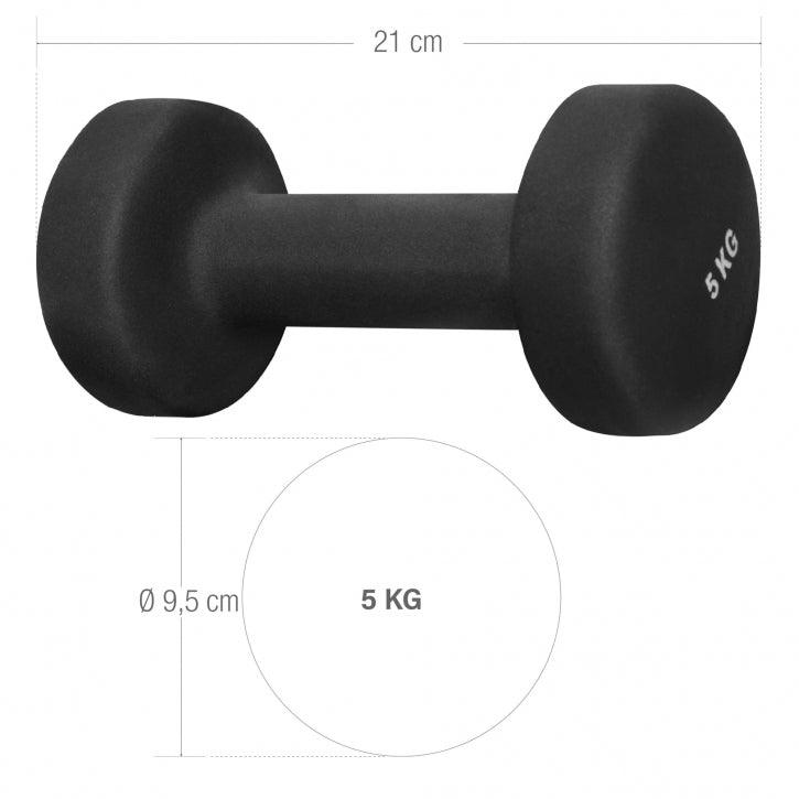 Haltères en néoprène - Gorilla Sports France
