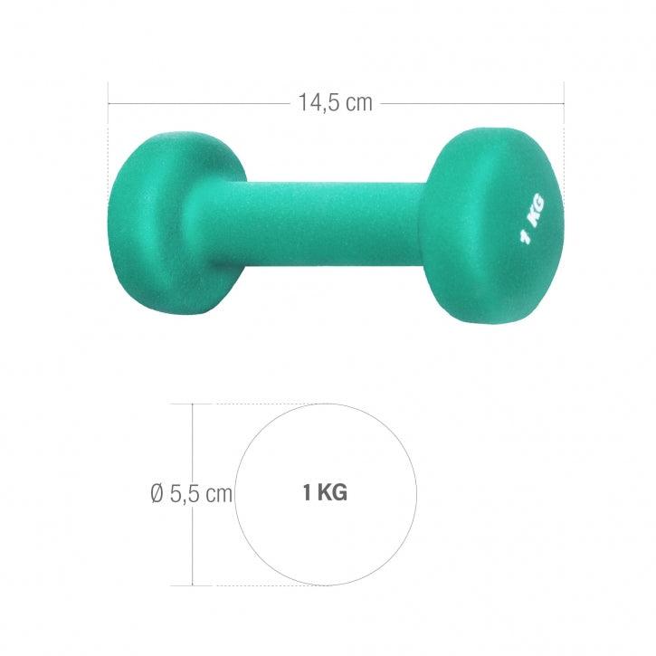 Haltères en néoprène - Gorilla Sports France