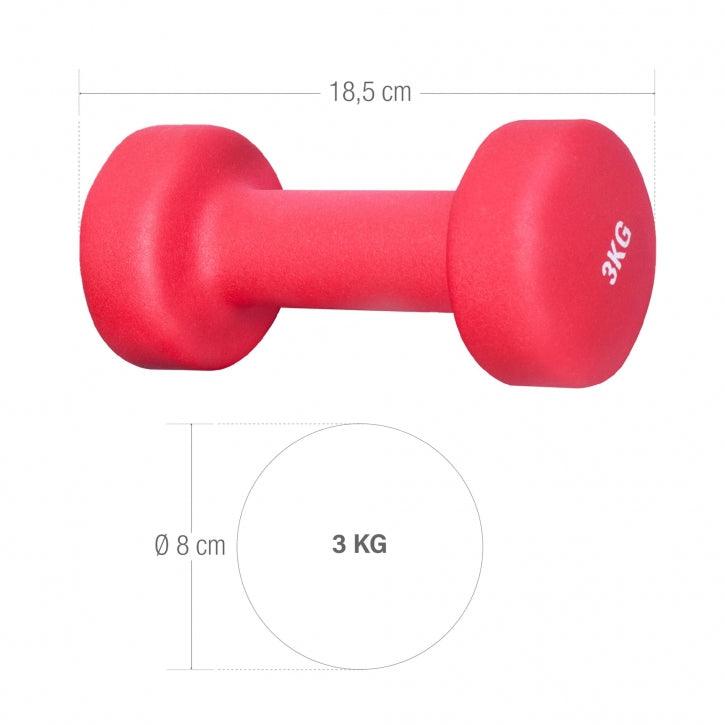 Haltères en néoprène - Gorilla Sports France