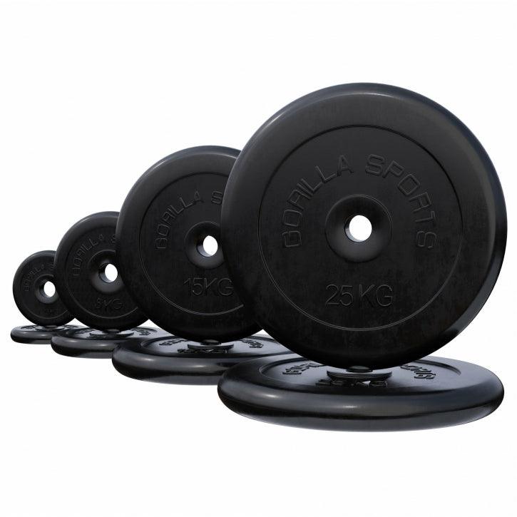 Disques d'haltères en caoutchouc - Gorilla Sports France