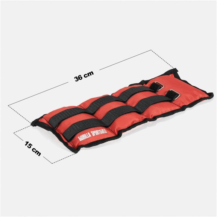 Bandes lestées pour poignets ou chevilles - Gorilla Sports France