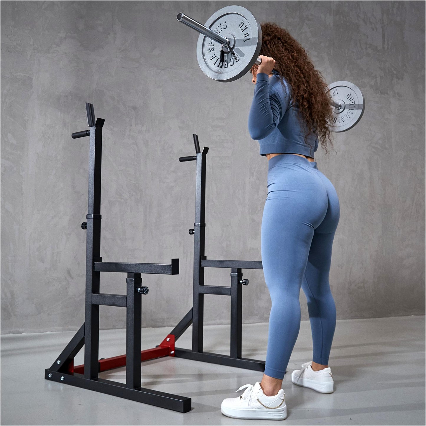 Rack à squat multifonction réglable - Gorilla Sports France