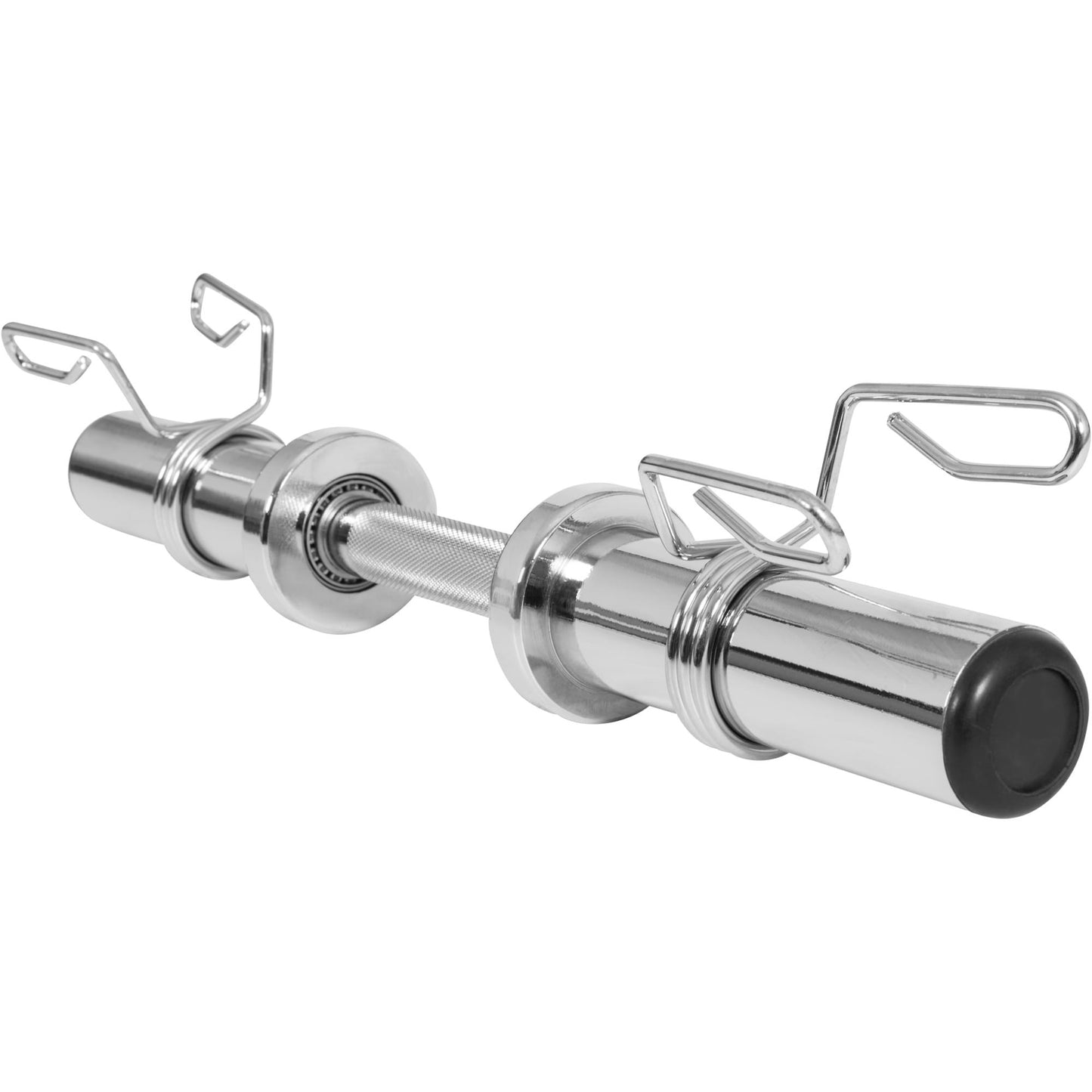 Barre courte 50 cm avec stop disques à ressort - Gorilla Sports France