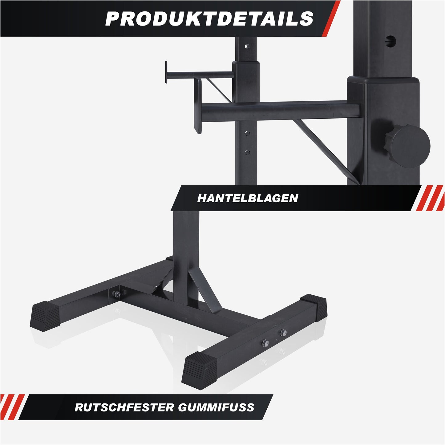 Support pour haltères avec poids de musculation 35 kg