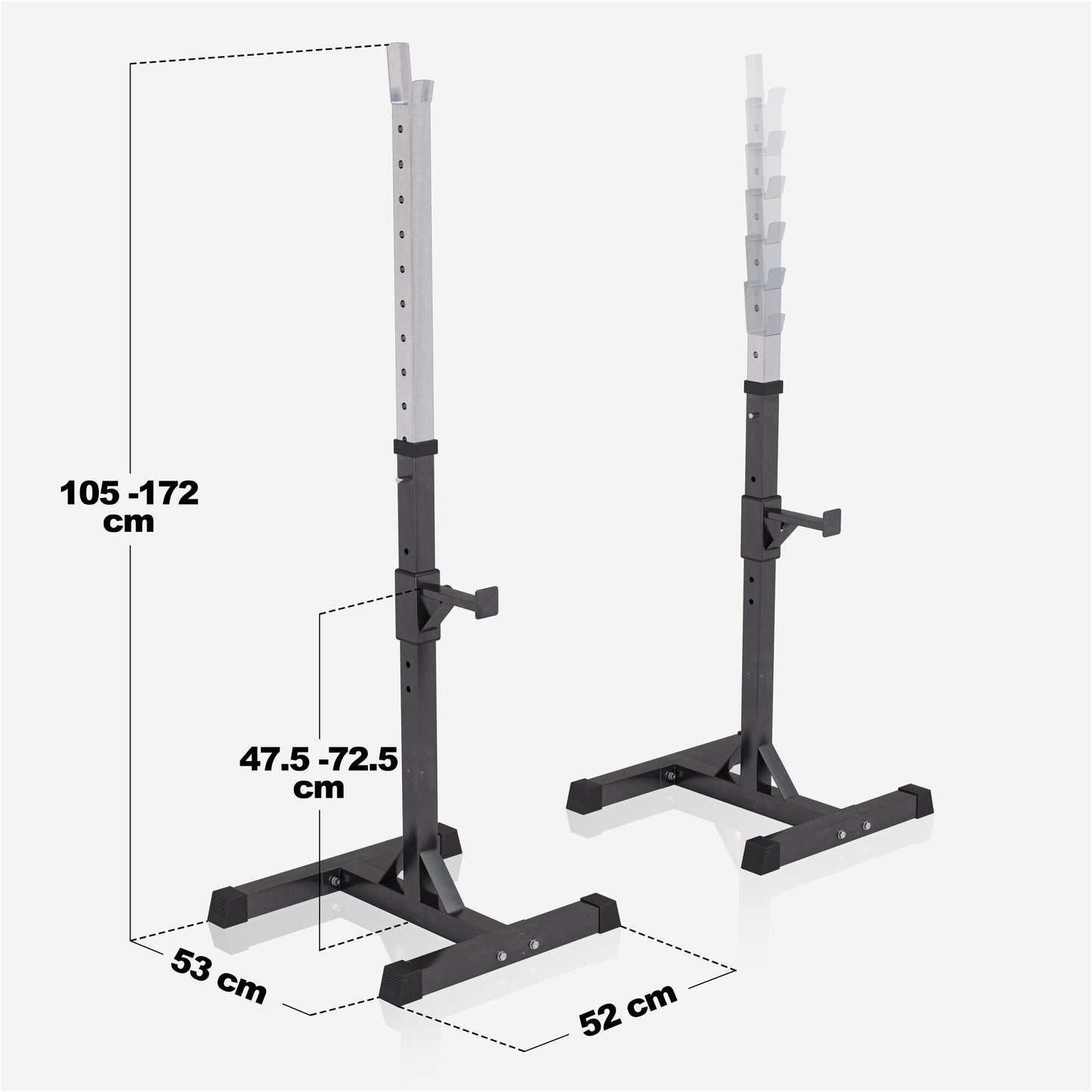 Support pour haltères avec poids de musculation 35 kg