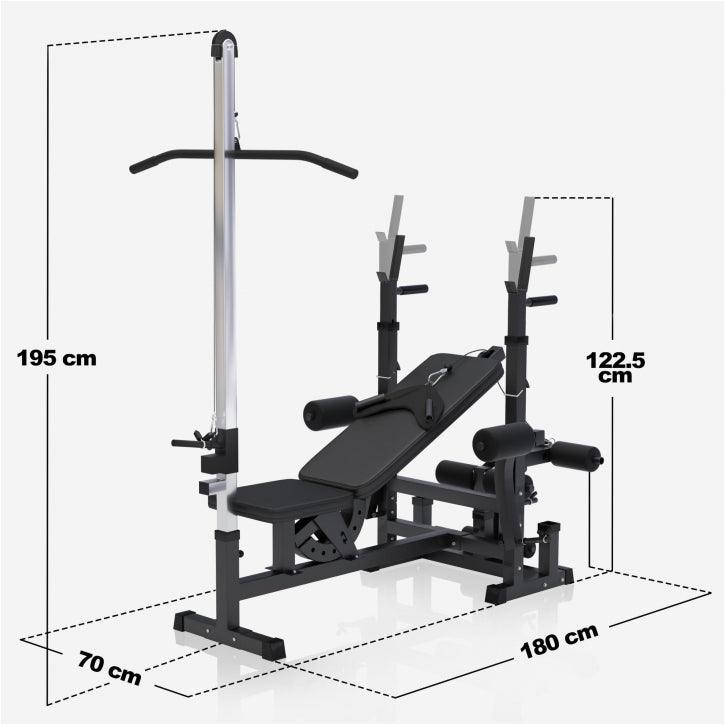 Stations de musculation universelle avec poulie de traction - Gorilla Sports France